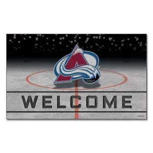 Colorado Avalanche Rubber Door Mat - 18in. x 30in.