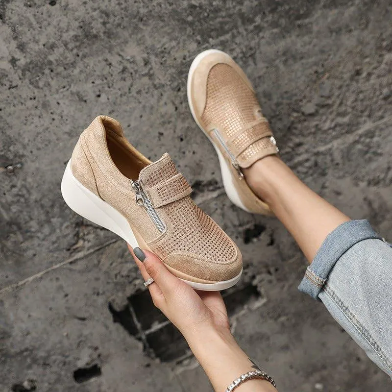 Comfy Platform Shoes with Mid-Heel