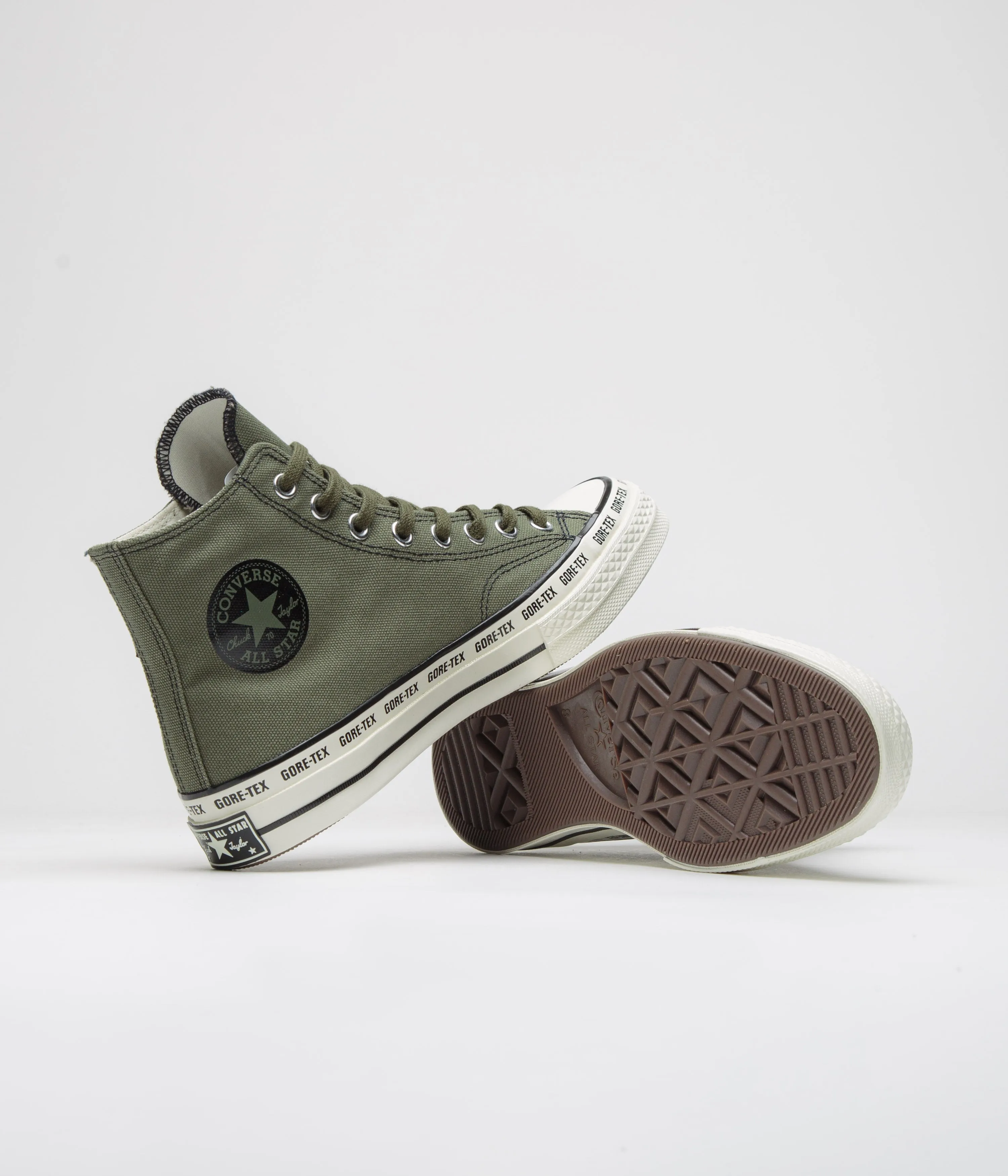 Converse Chuck 70 Hi Gore-Tex Shoes - Utility / Black / Egret