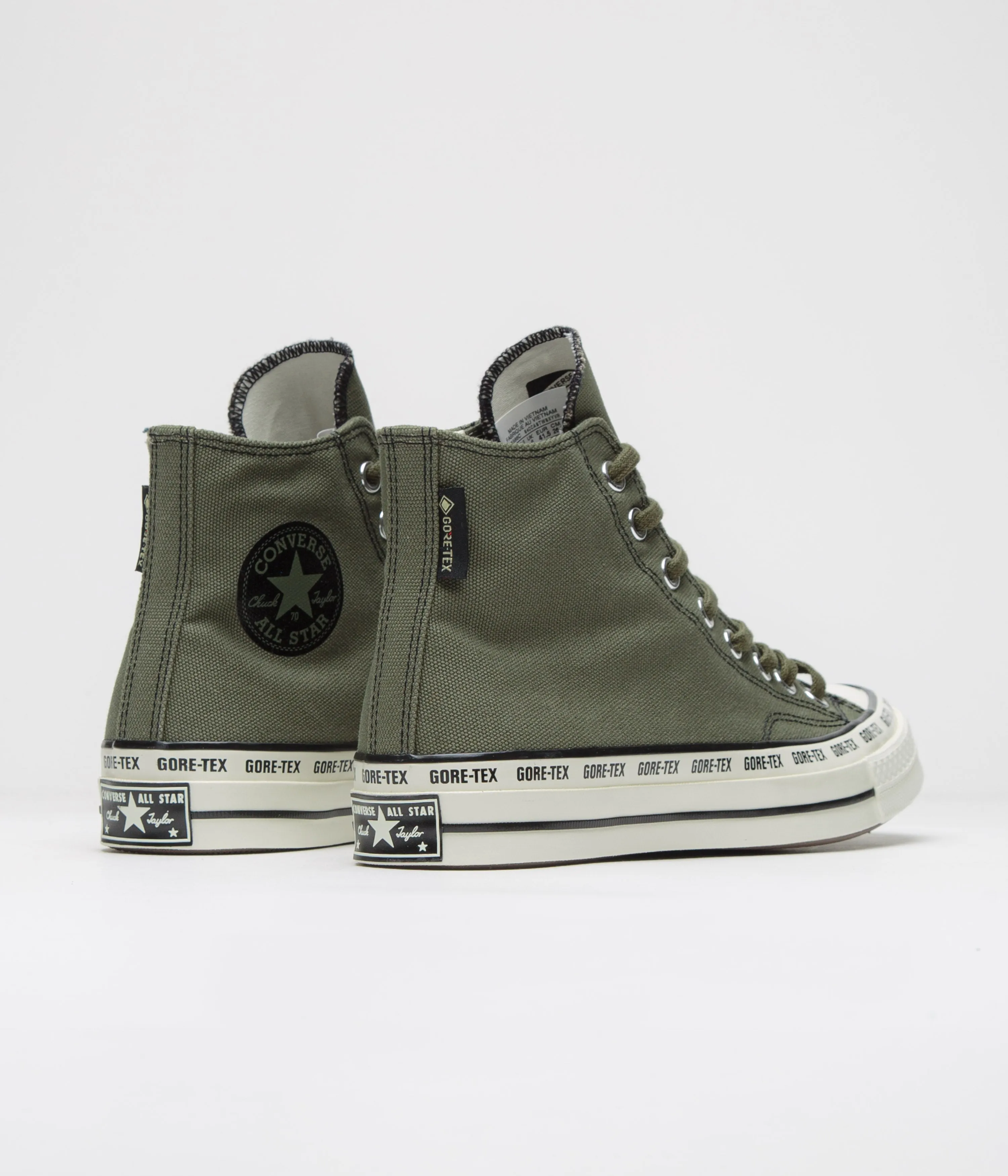 Converse Chuck 70 Hi Gore-Tex Shoes - Utility / Black / Egret