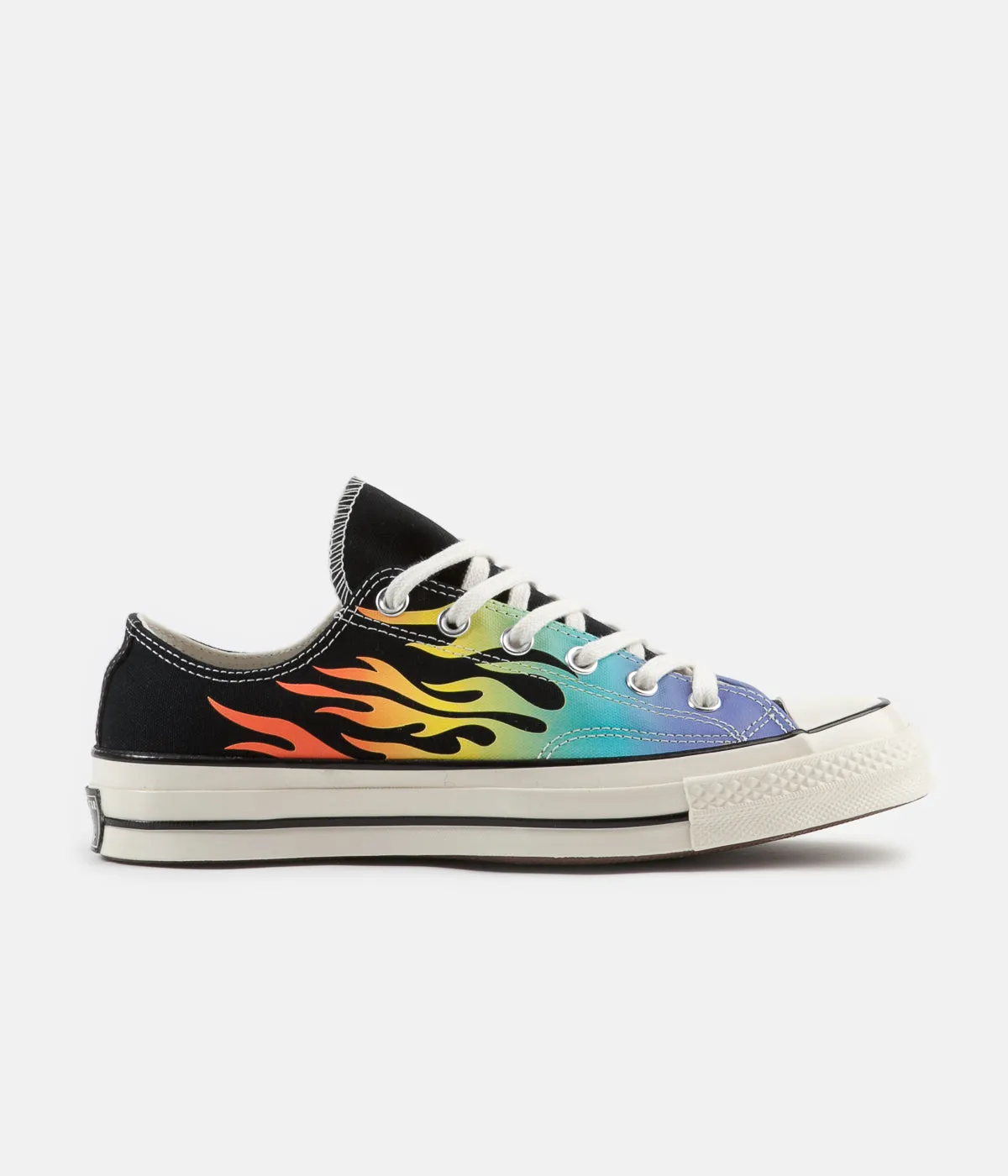 Converse CTAS 70's Ox Archive Print Shoes - Black / Turf Orange / Egret