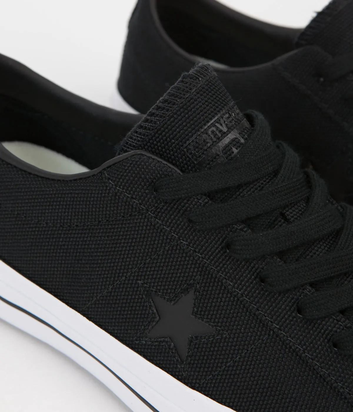 Converse x Mike Anderson One Star Pro Ox Shoes - Black / Black / White