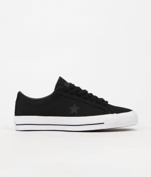 Converse x Mike Anderson One Star Pro Ox Shoes - Black / Black / White