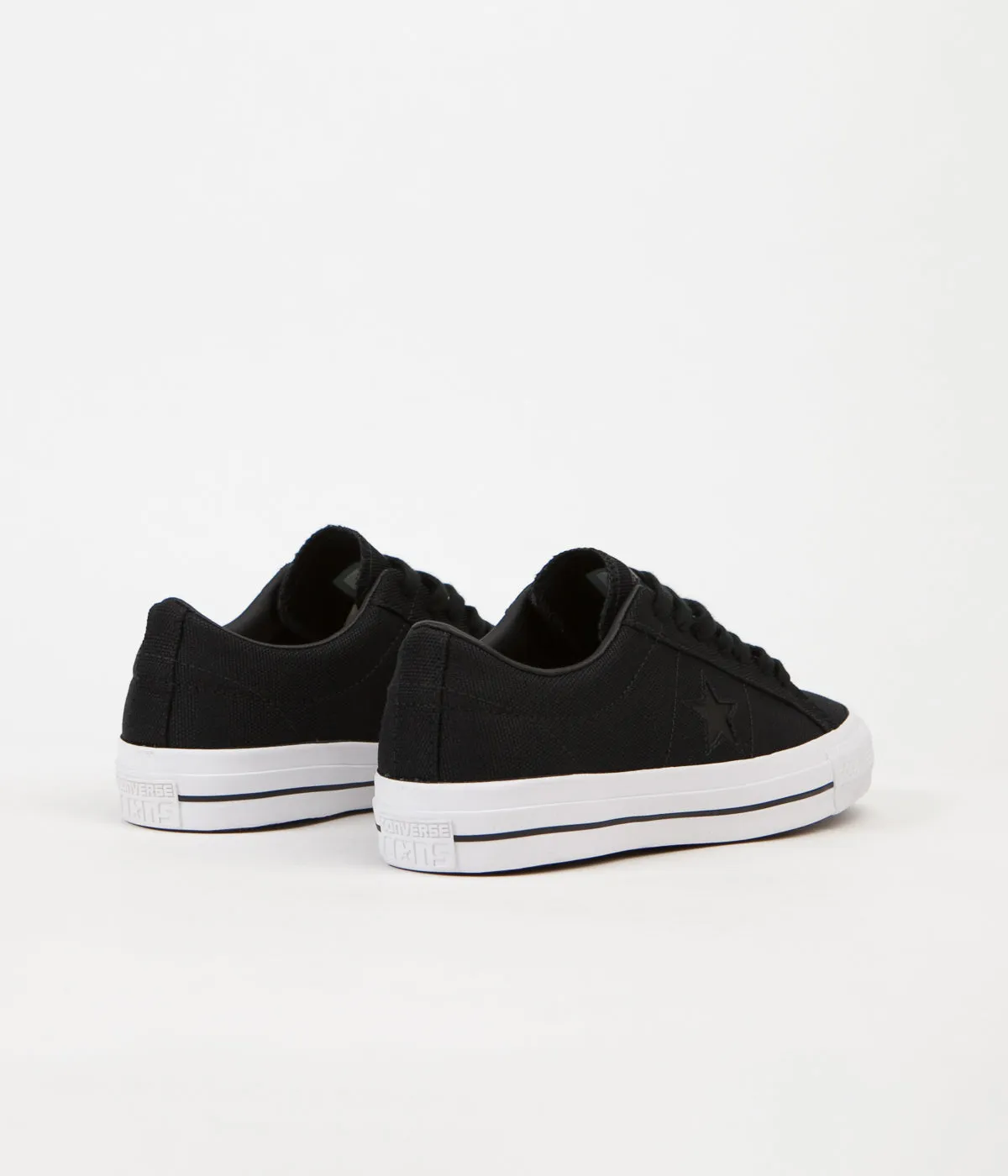 Converse x Mike Anderson One Star Pro Ox Shoes - Black / Black / White