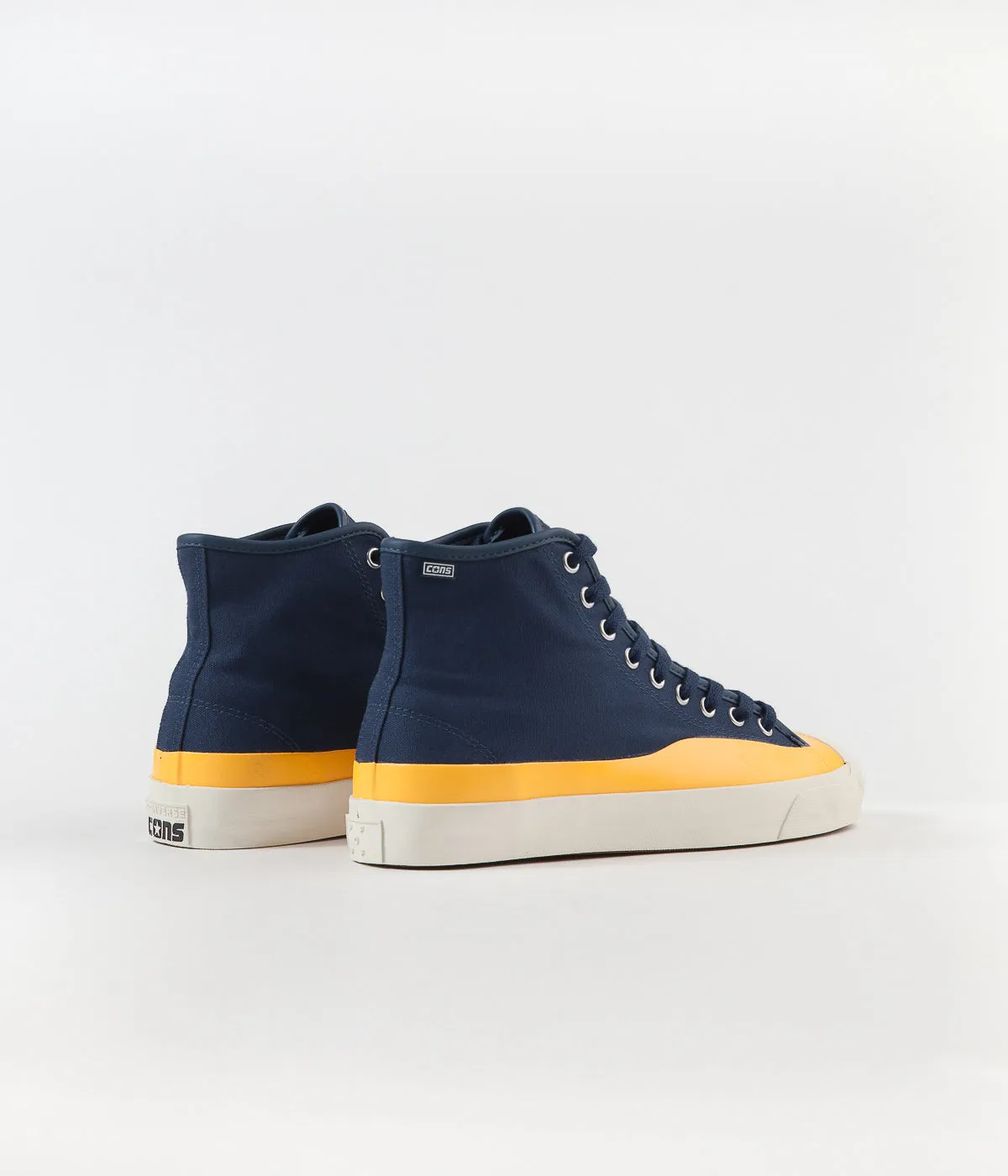 Converse x Pop Trading Company JP Pro Hi Shoes - Navy / Citrus