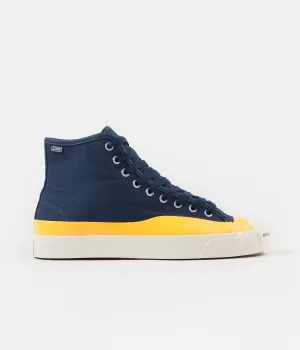 Converse x Pop Trading Company JP Pro Hi Shoes - Navy / Citrus