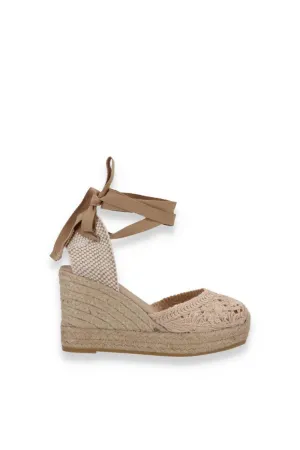 CORDELIA CROCHET CREAM ESPADRILLES