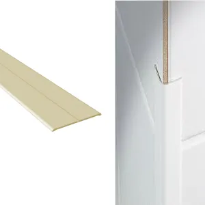 Cream UPVC Plastic Flexible  Angle Corner Trim