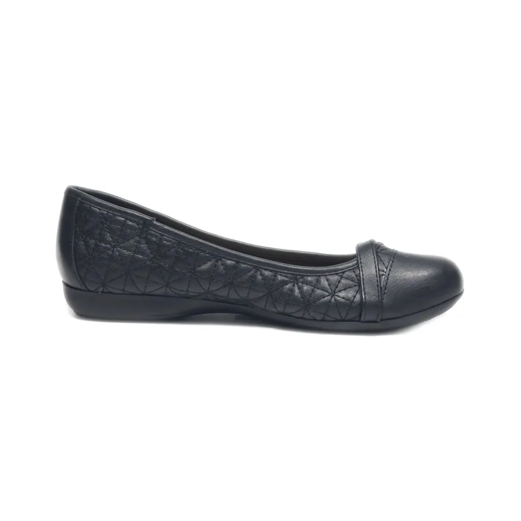 Croft & Barrow Ballerinas Leather Black Colour For Women