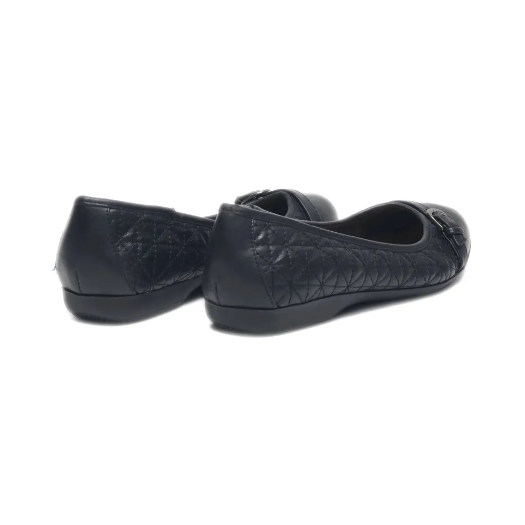 Croft & Barrow Ballerinas Leather Black Colour For Women