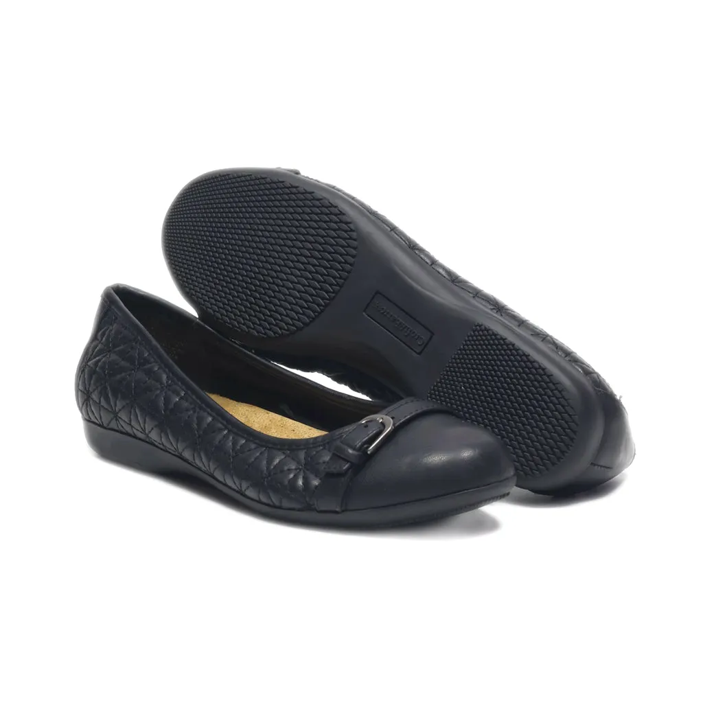 Croft & Barrow Ballerinas Leather Black Colour For Women