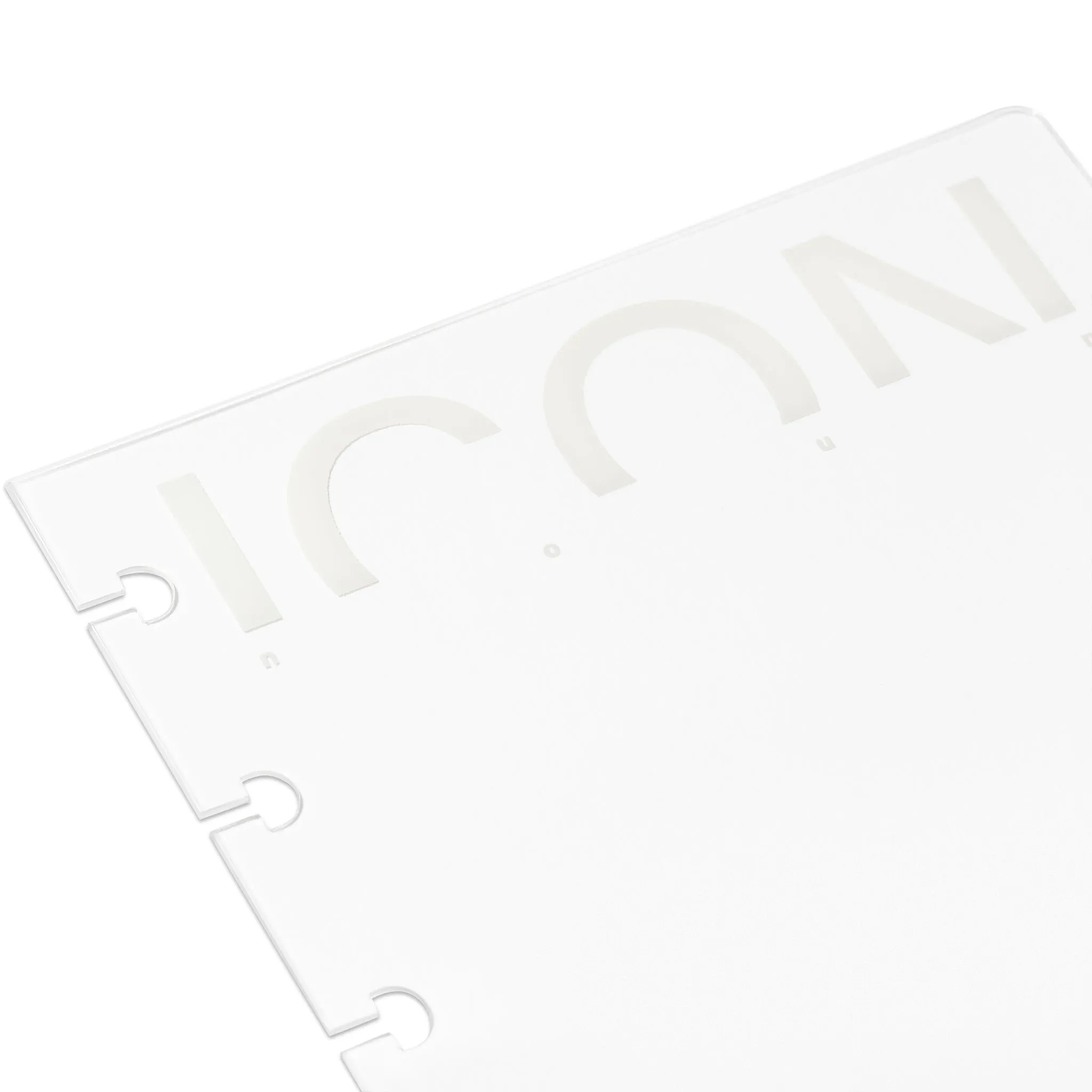 Crystal Clear Notebook Cover | Icon | CP Petite