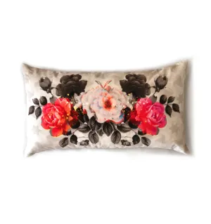 Damascene Flowers Arabesque | Velvet Cushion