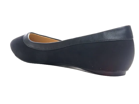 Damen Slipper Halbschuhe Ballerina Loafer Mokassins Slip On Flats Freizeit Black # 1060