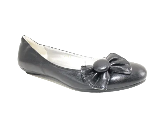 Damen Slipper Halbschuhe Ballerina Loafer Mokassins Slip On Flats Freizeit Black # 2391