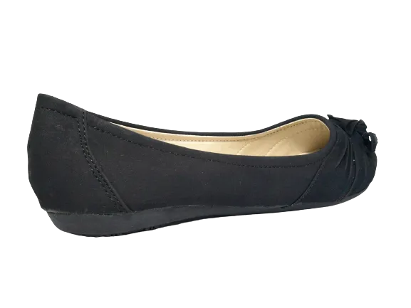 Damen Slipper Halbschuhe Ballerina Loafer Mokassins Slip On Flats Freizeit Black # 3687