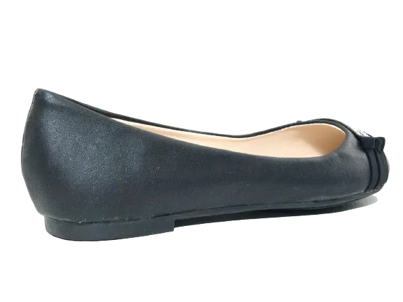 Damen Slipper Halbschuhe Ballerina Loafer Mokassins Slip On Flats Freizeit Black # 8382-7