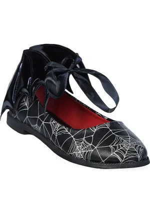 Dead Of Night Bat [Black/White] | BALLERINA FLATS*