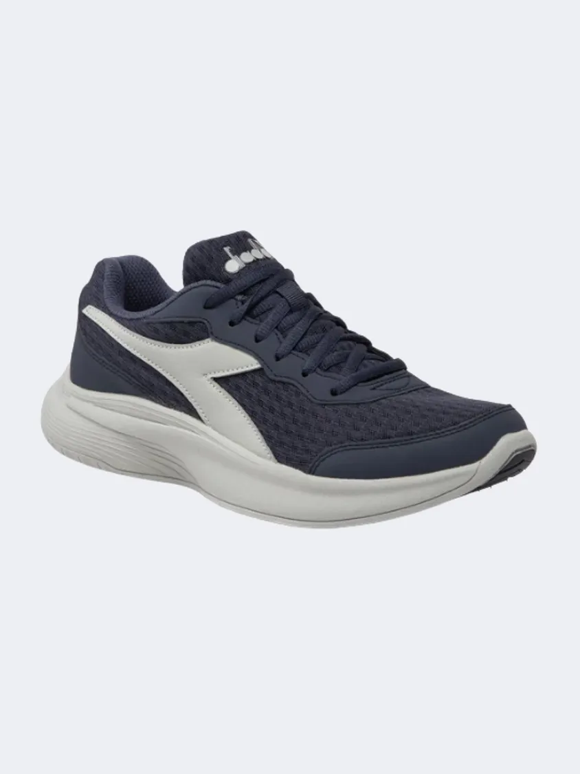 Diadora Eagle 5 Men Running Shoes Navy/Silver