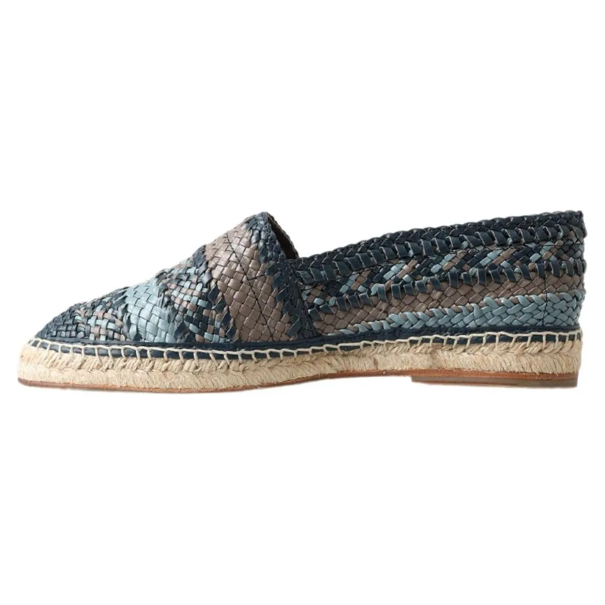 Dolce & Gabbana Sumptuous Woven Leather Espadrilles