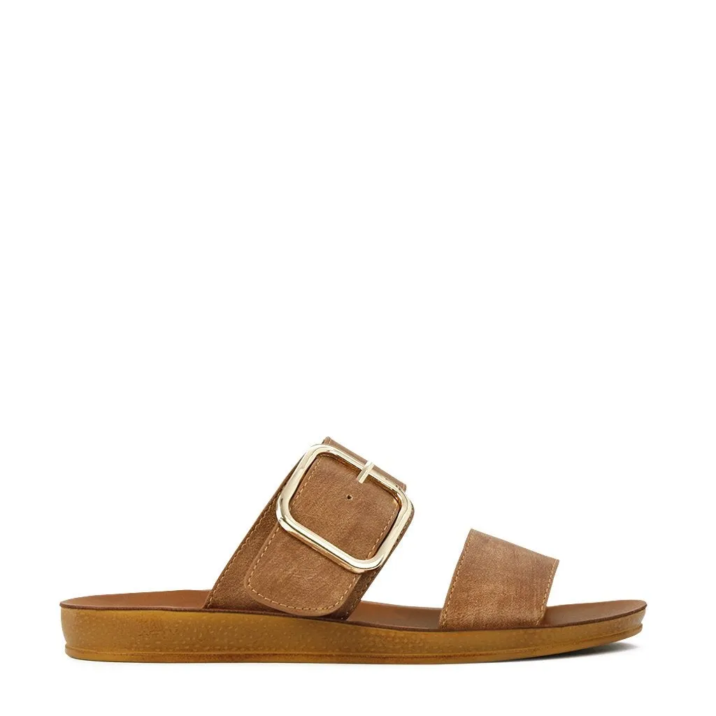 Doti - Slip on Sandal - Chocolate