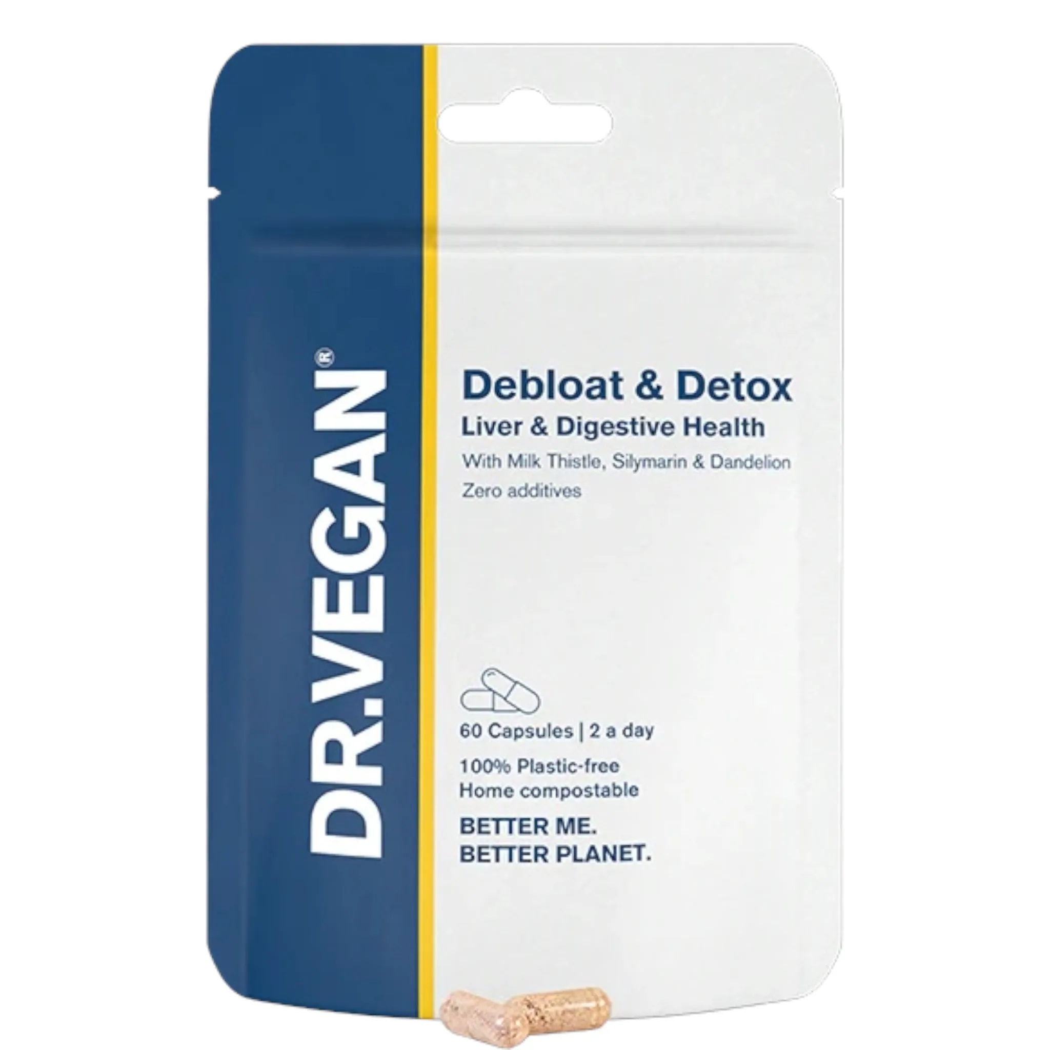 DR.VEGAN Debloat & Detox Digestion & Liver Health - 60 capsules