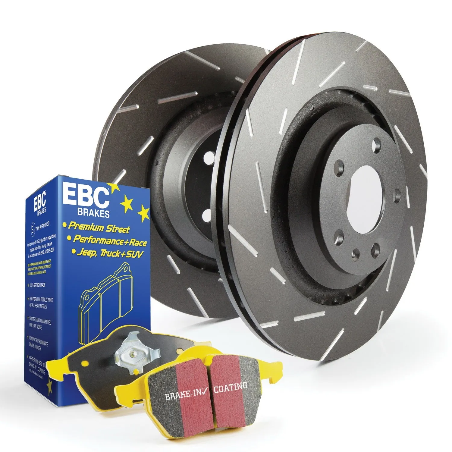 EBC Brakes S9KF1206 S9 Kits Yellowstuff and USR Rotors