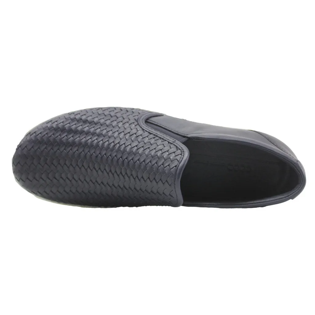 Ecco Womens Soft 7 Woven Slip On 2.0 Shoes