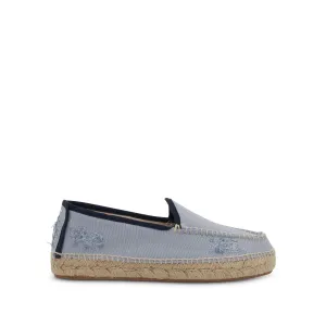 Embroidered Espadrilles in Breeze