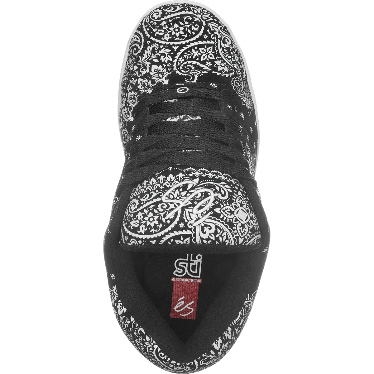 eS Accel OG Skateboard Shoe - Black/White/Print