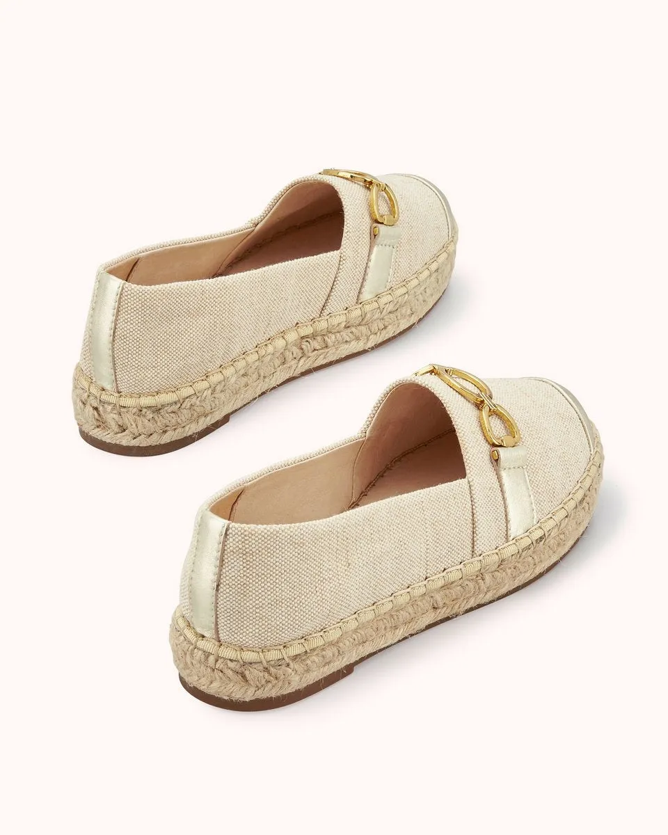 Espadrilles Henily - Naturel Platine