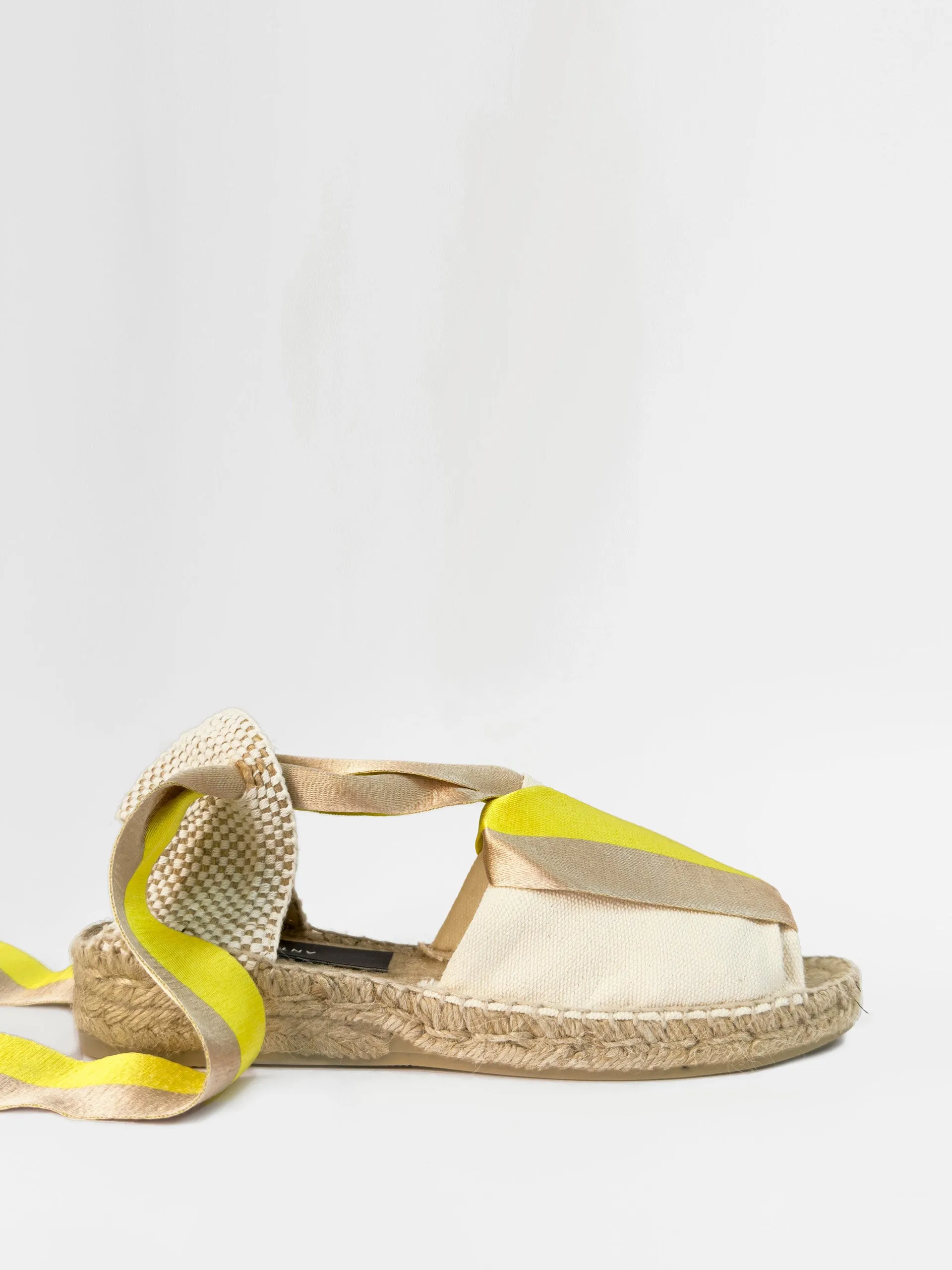 Exclusive new yellow Amalia espadrilles