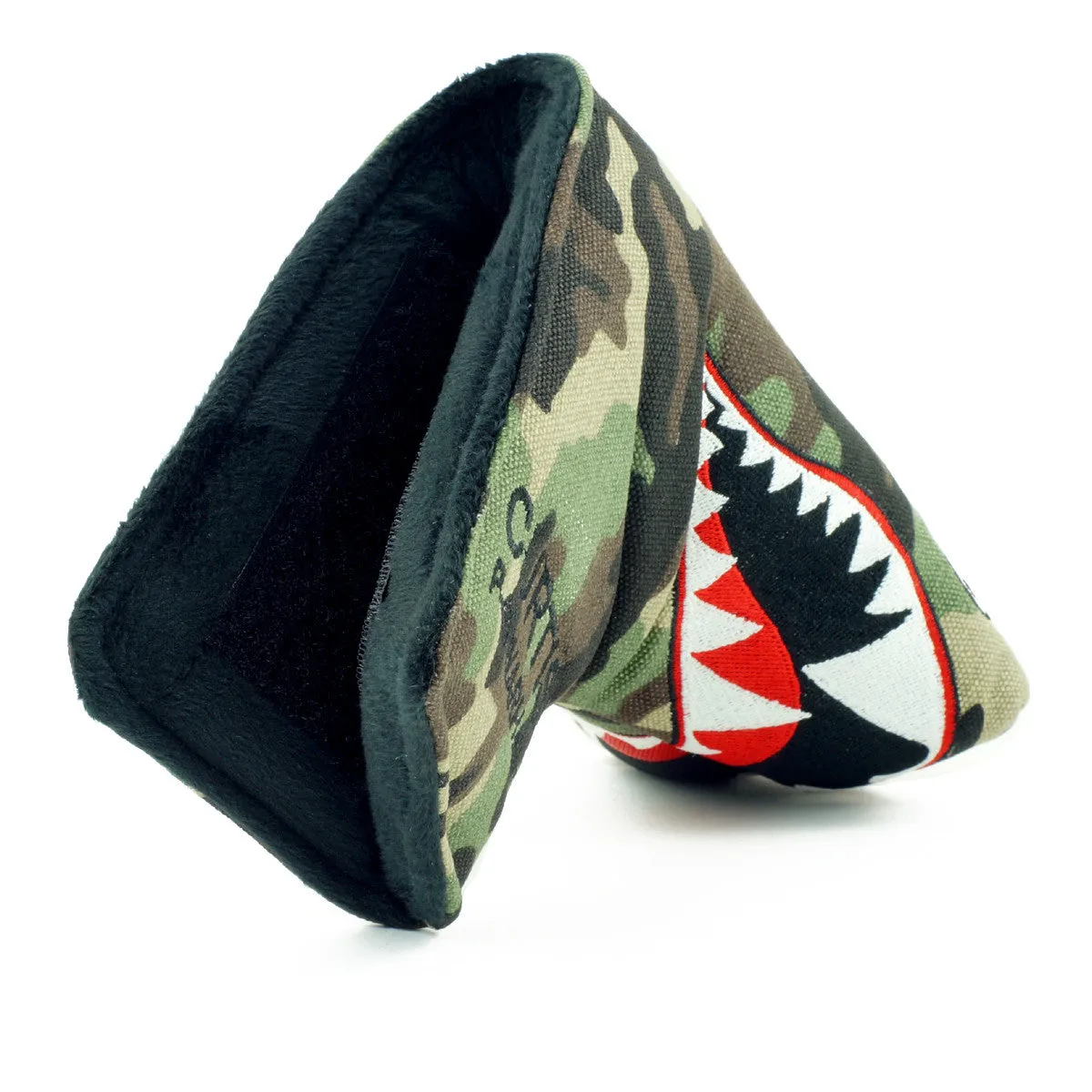 Fighter Plane P-40 Head Cover for Blade and Midsize Mallet Putter, Camouflage