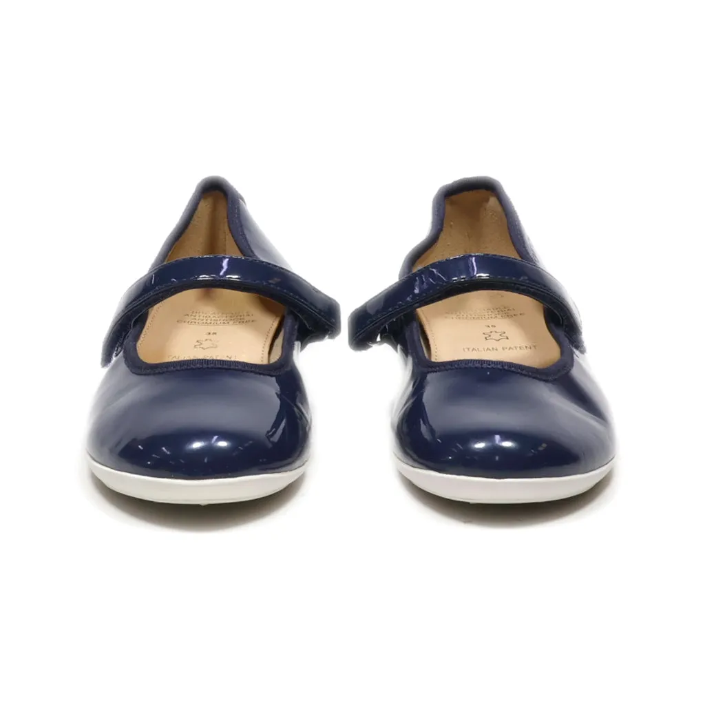 Geox Jr Plie' D Ballerinas Leather Blue Colour For Kids