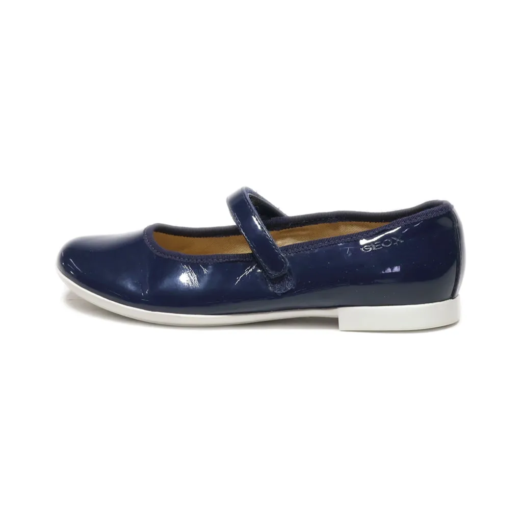 Geox Jr Plie' D Ballerinas Leather Blue Colour For Kids