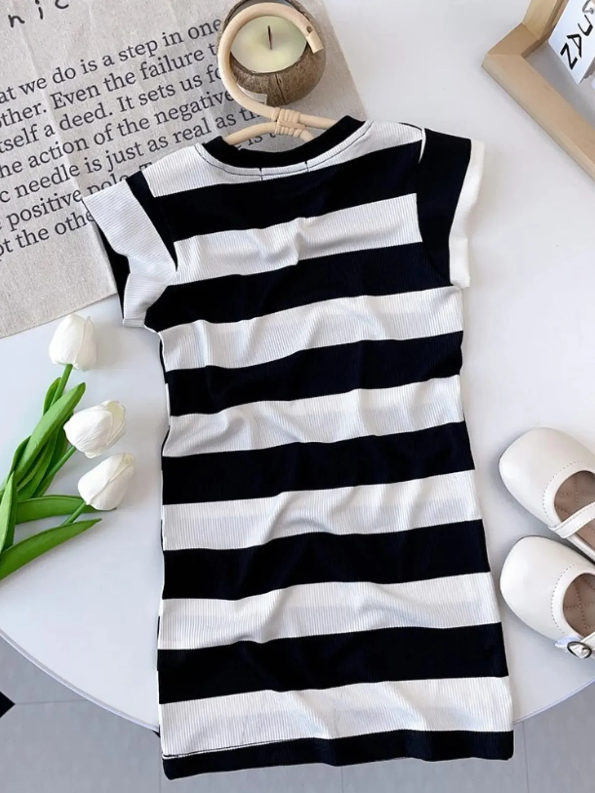 Girls Timeless Stripe Play Dress