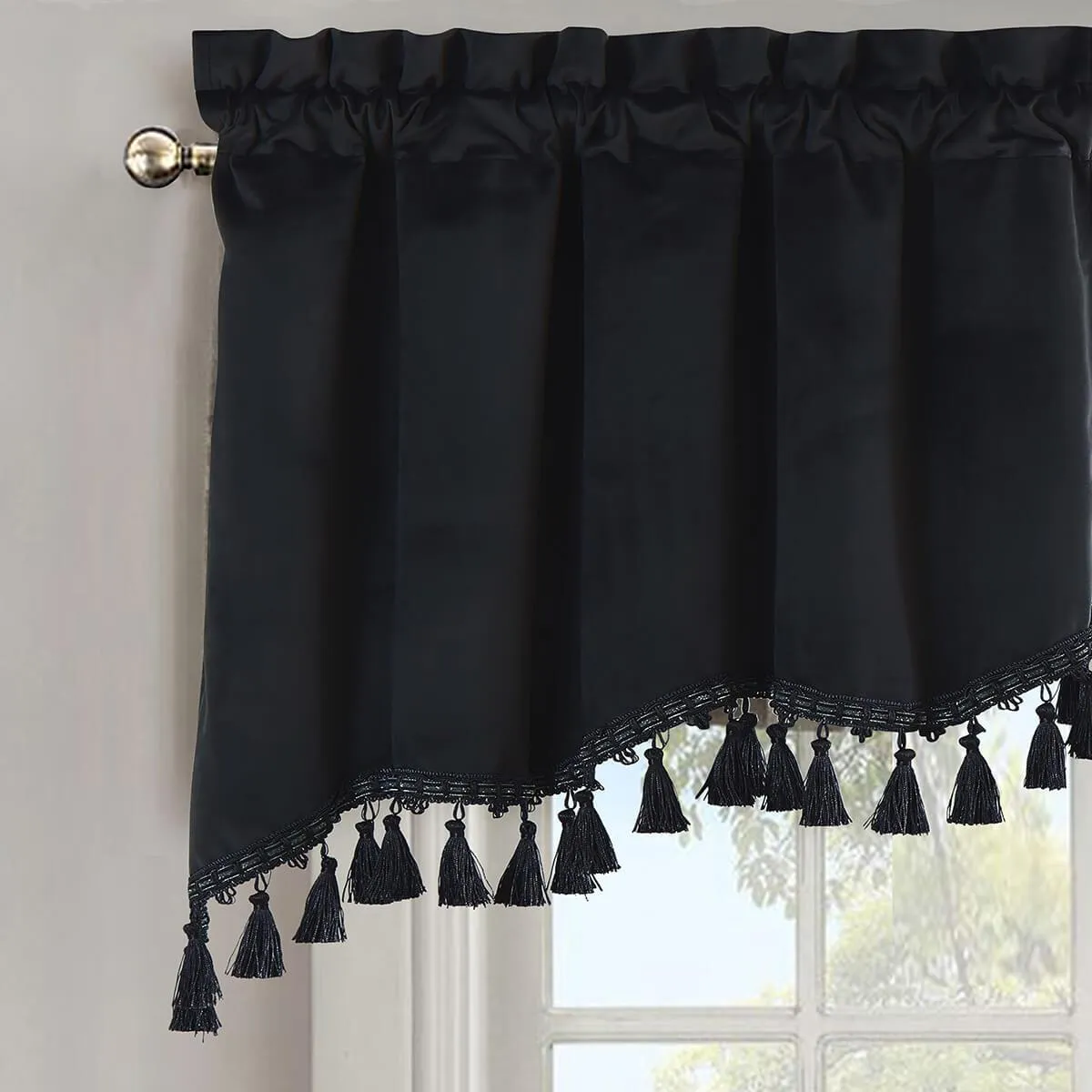 Heavyweight Velvet Swag Valance 70”Wx30”L