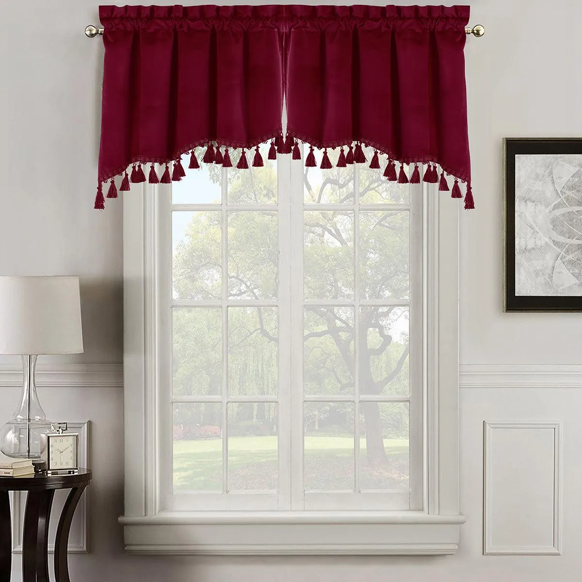 Heavyweight Velvet Swag Valance 70”Wx30”L