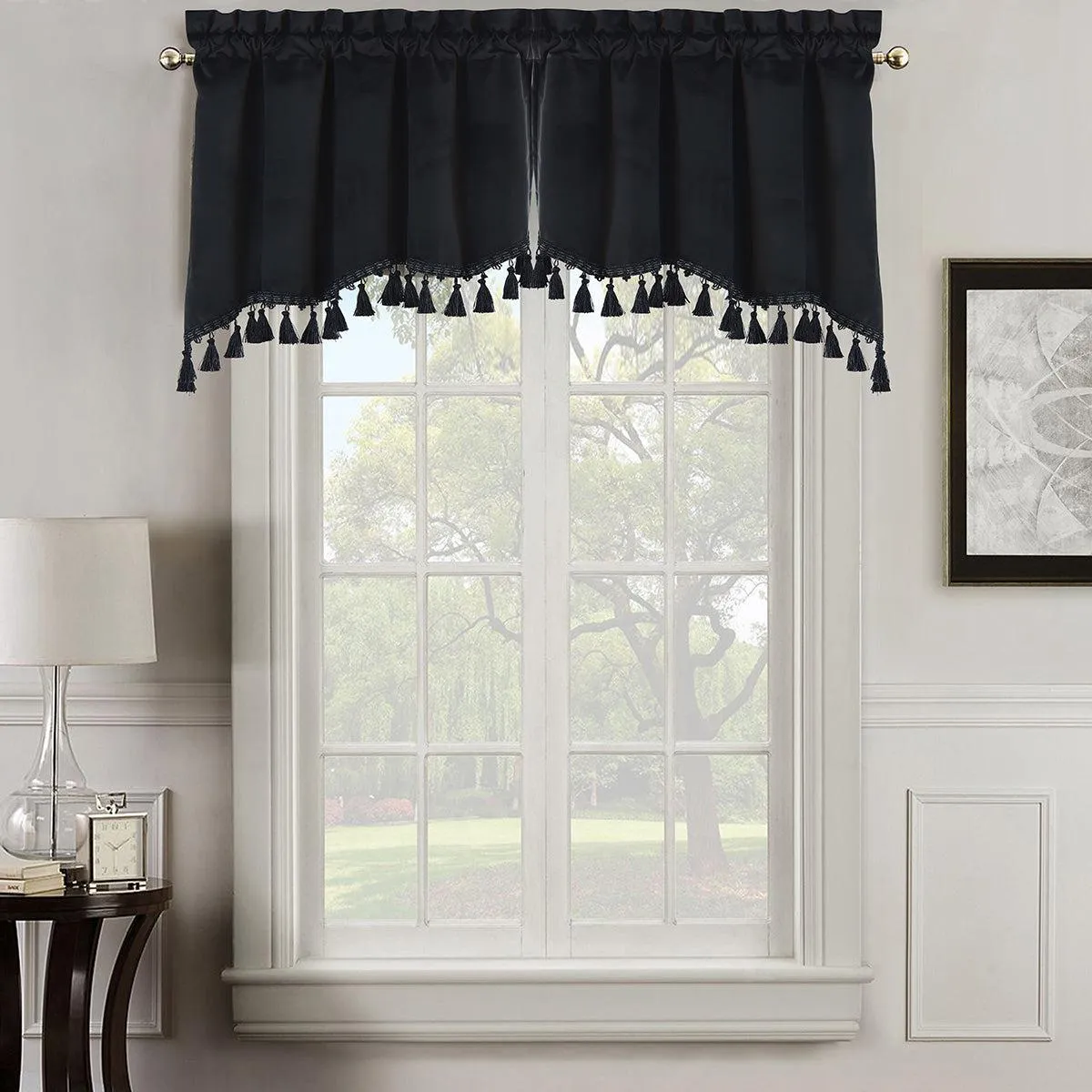 Heavyweight Velvet Swag Valance 70”Wx30”L