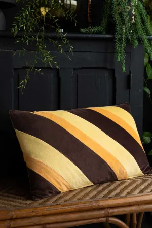 HKliving '70s Stripe Velvet Cushion