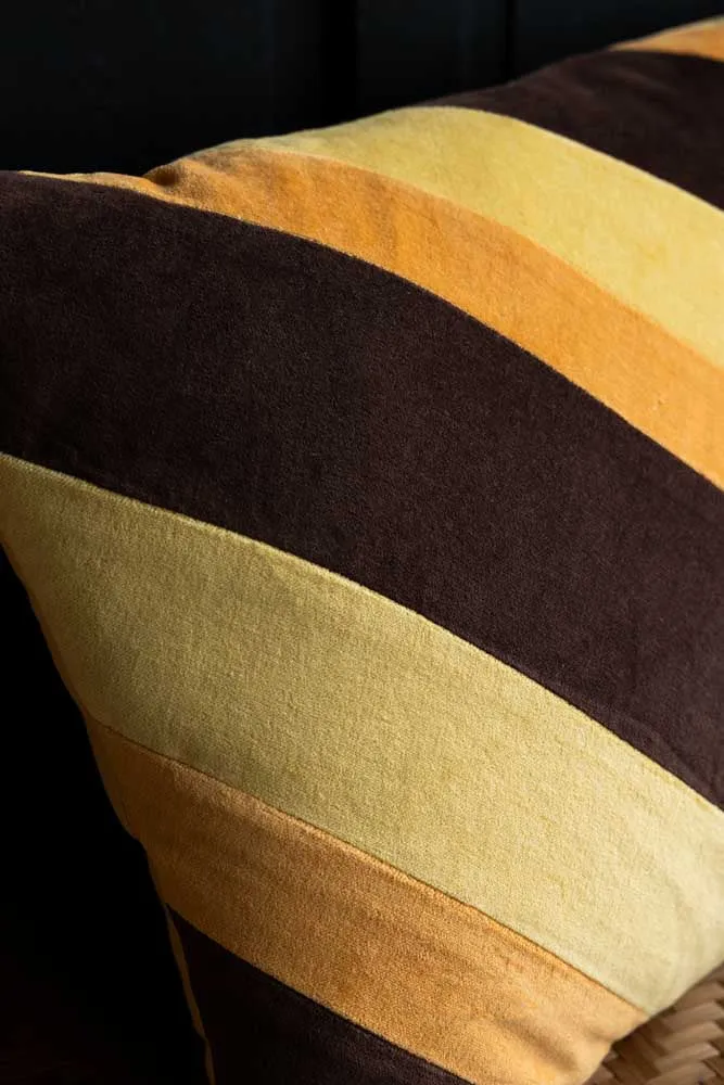 HKliving '70s Stripe Velvet Cushion