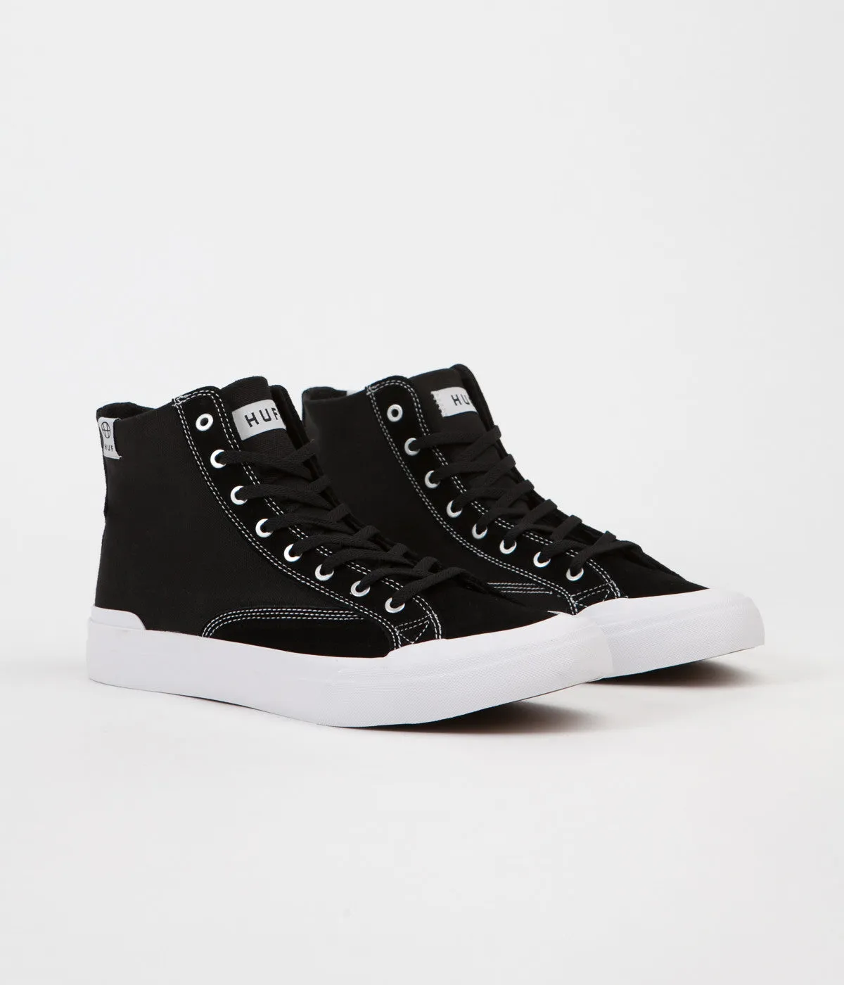 HUF Classic Hi ESS Shoes - Black / White