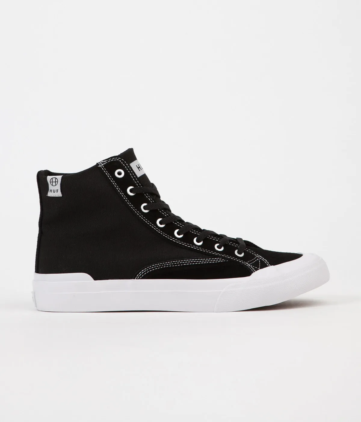 HUF Classic Hi ESS Shoes - Black / White