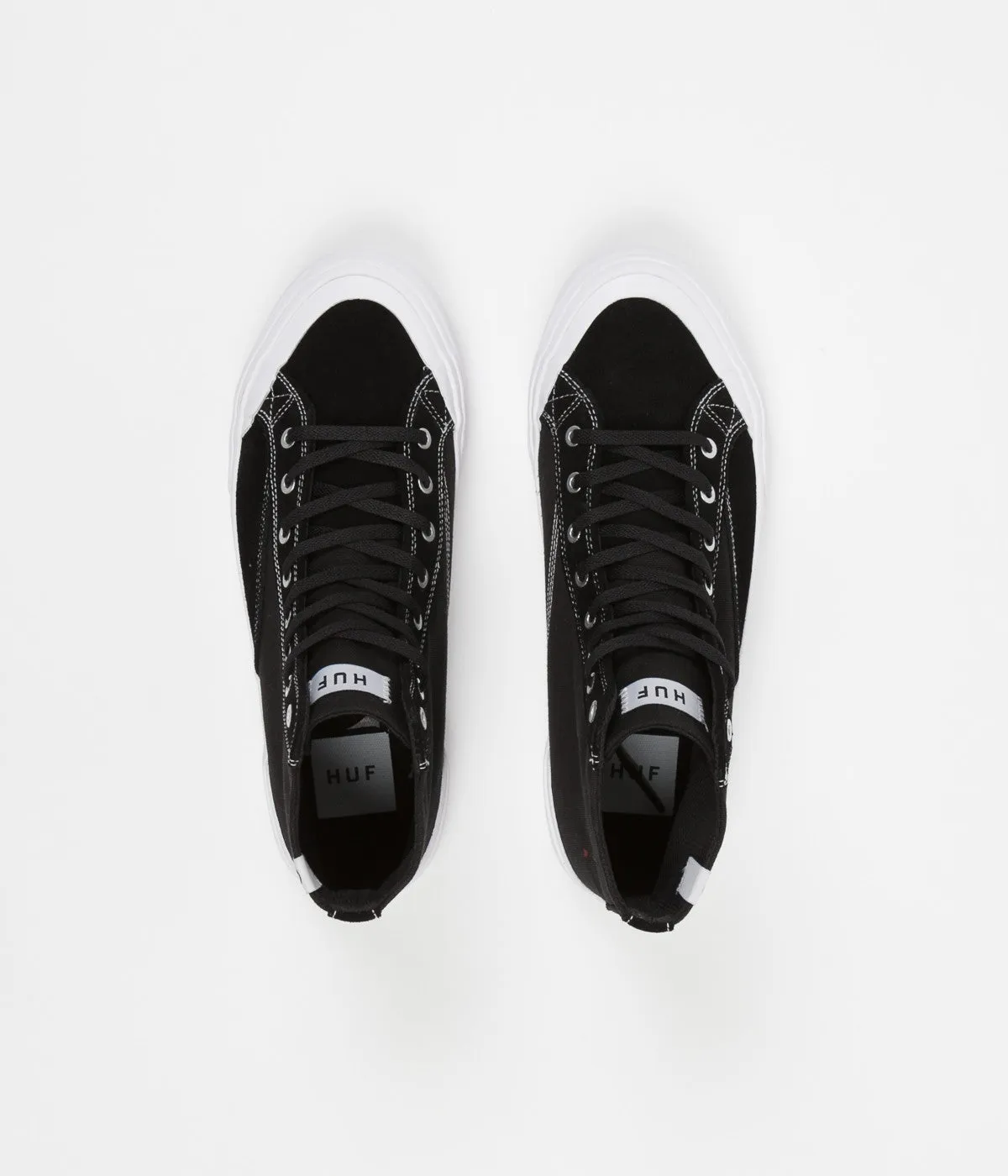 HUF Classic Hi ESS Shoes - Black / White