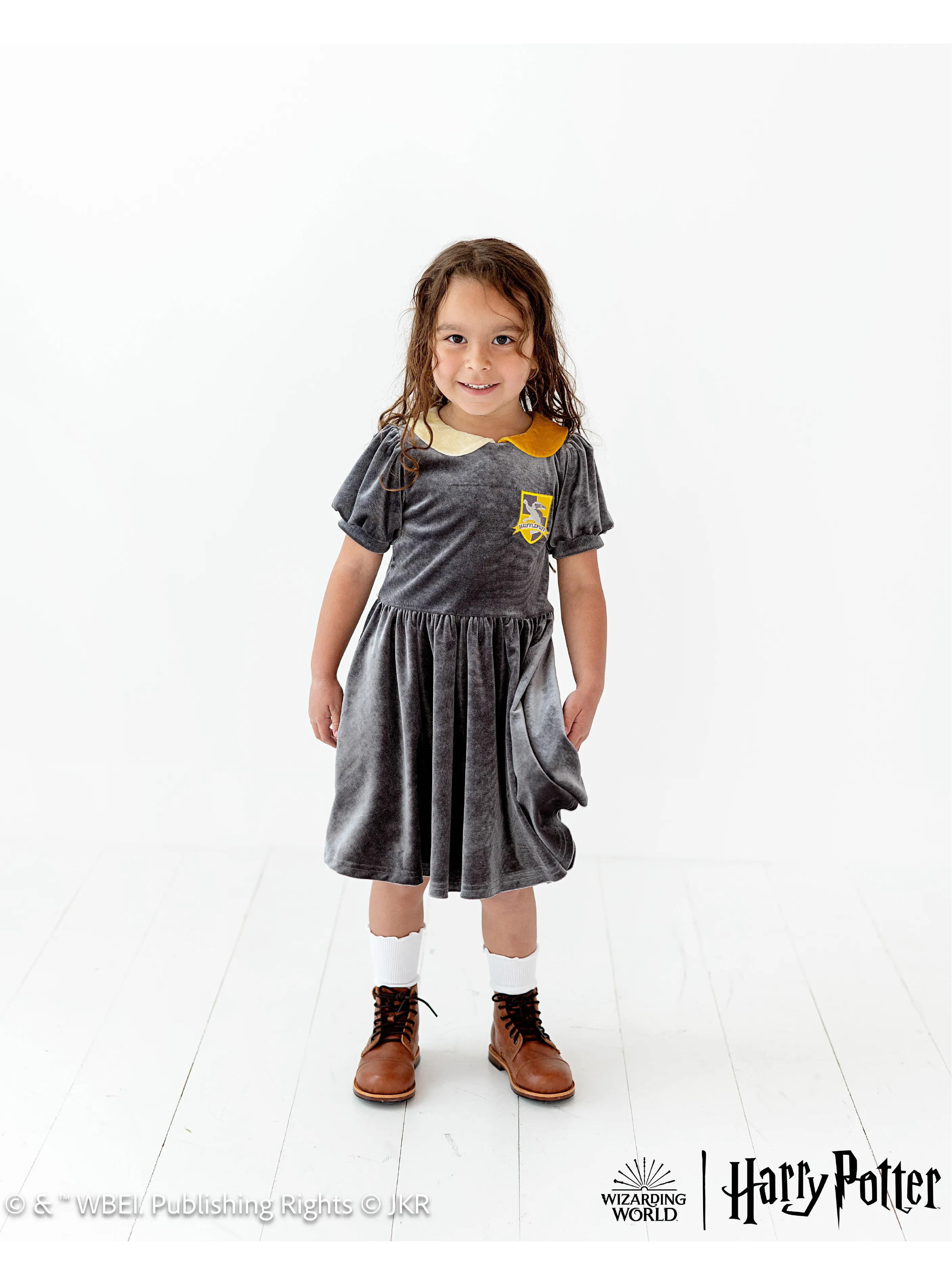 Hufflepuff™ Velvet Dress Set