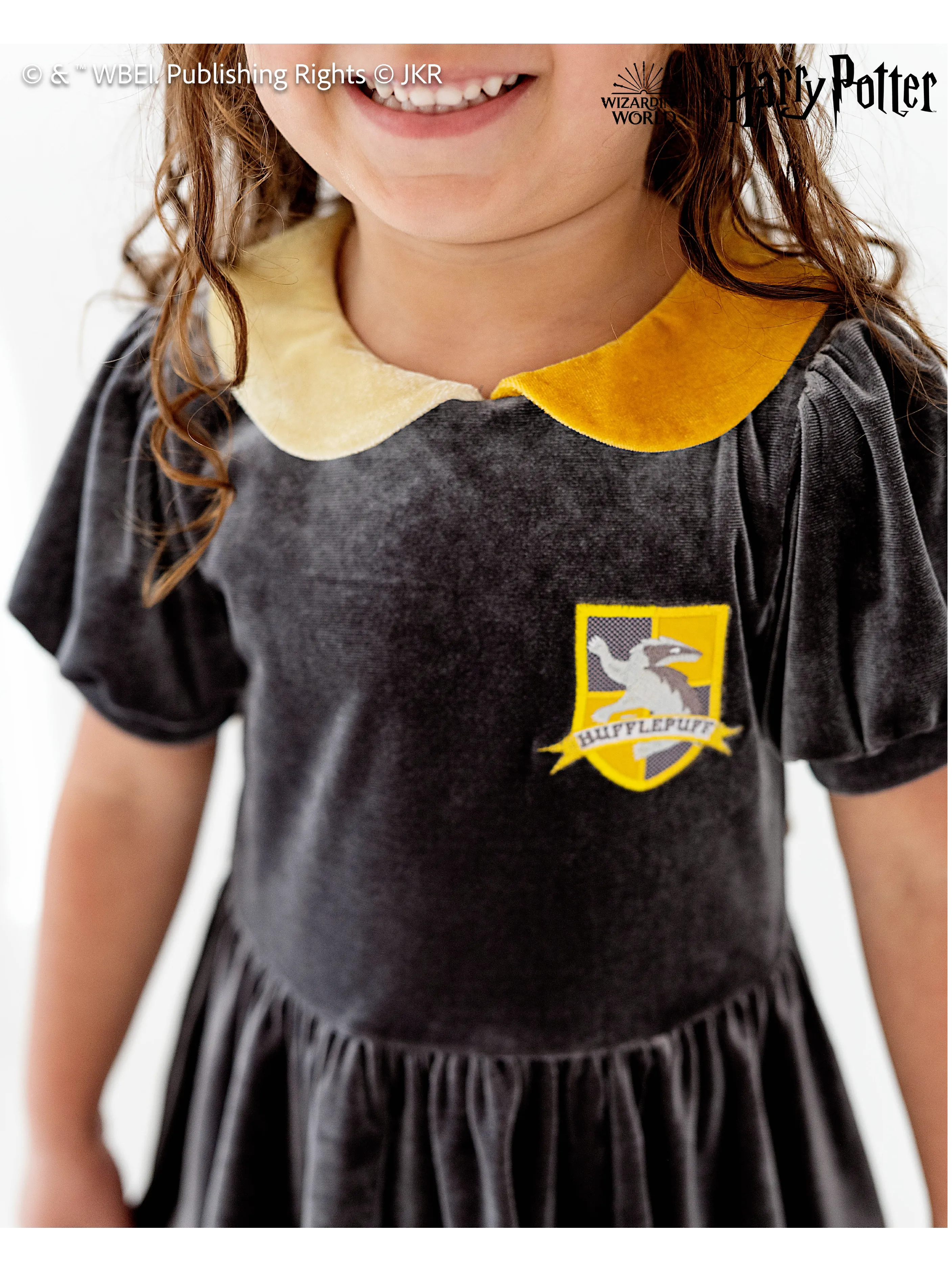 Hufflepuff™ Velvet Dress Set