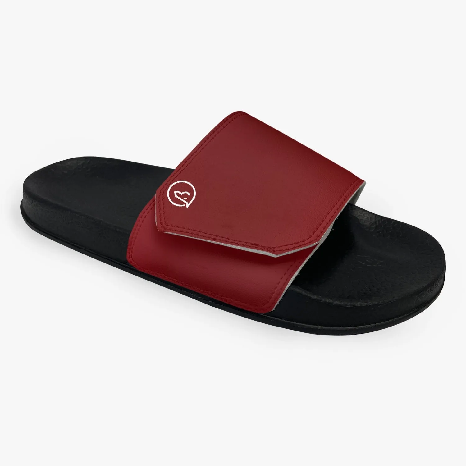 Humble Sportswear™ Men's Velcro Slides Burgundy