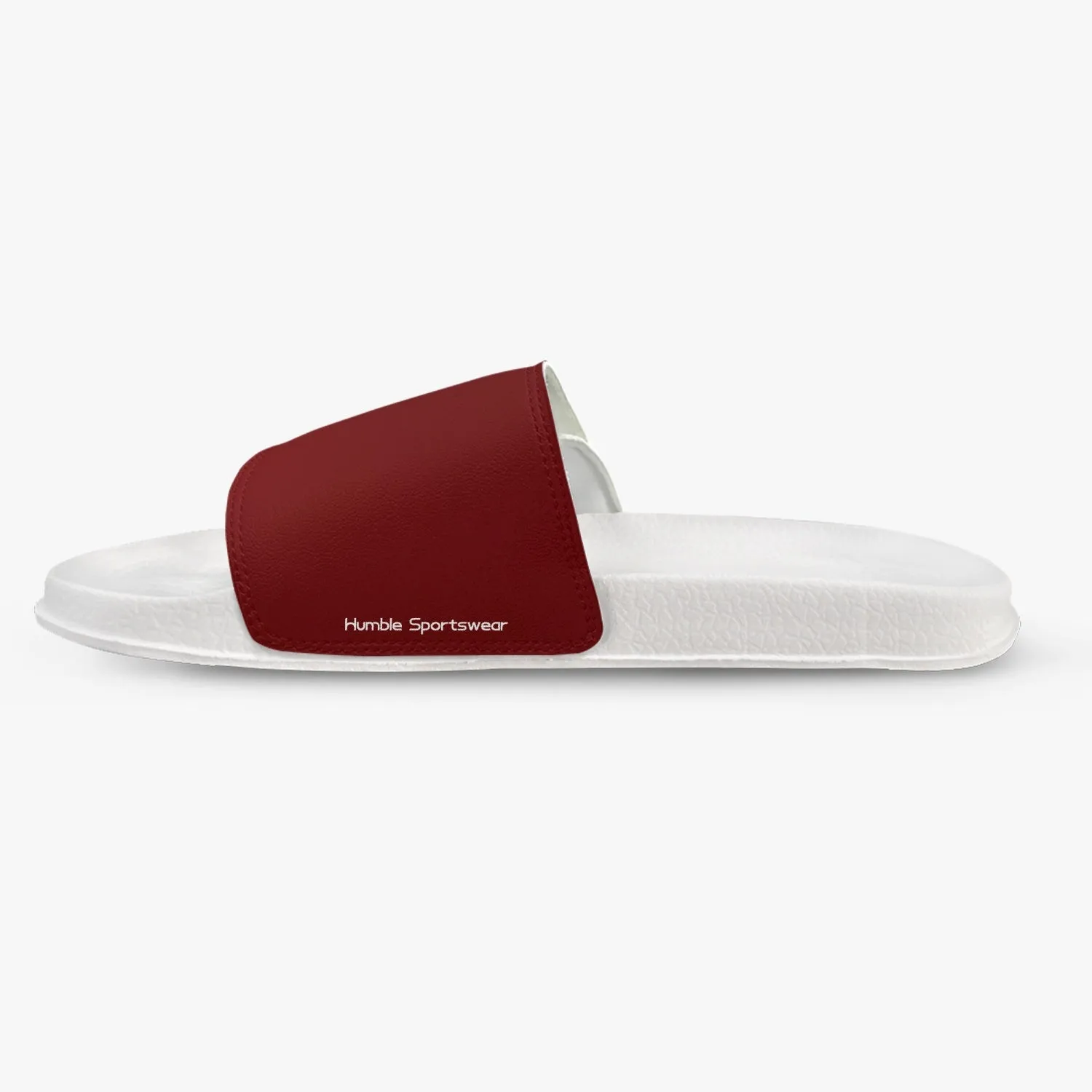 Humble Sportswear™ Men's Velcro Slides Burgundy