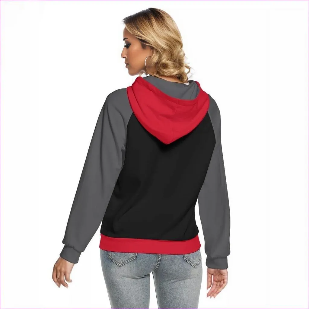 Introvert Zone Womens Raglan Hoodie