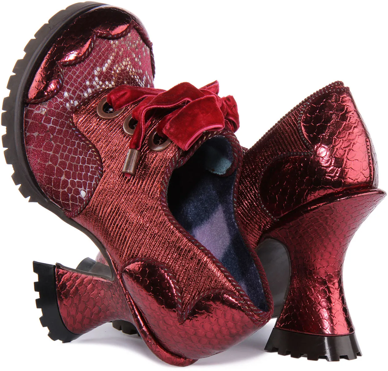 Irregular Choice Whimsical Wonder In Bordo For Women